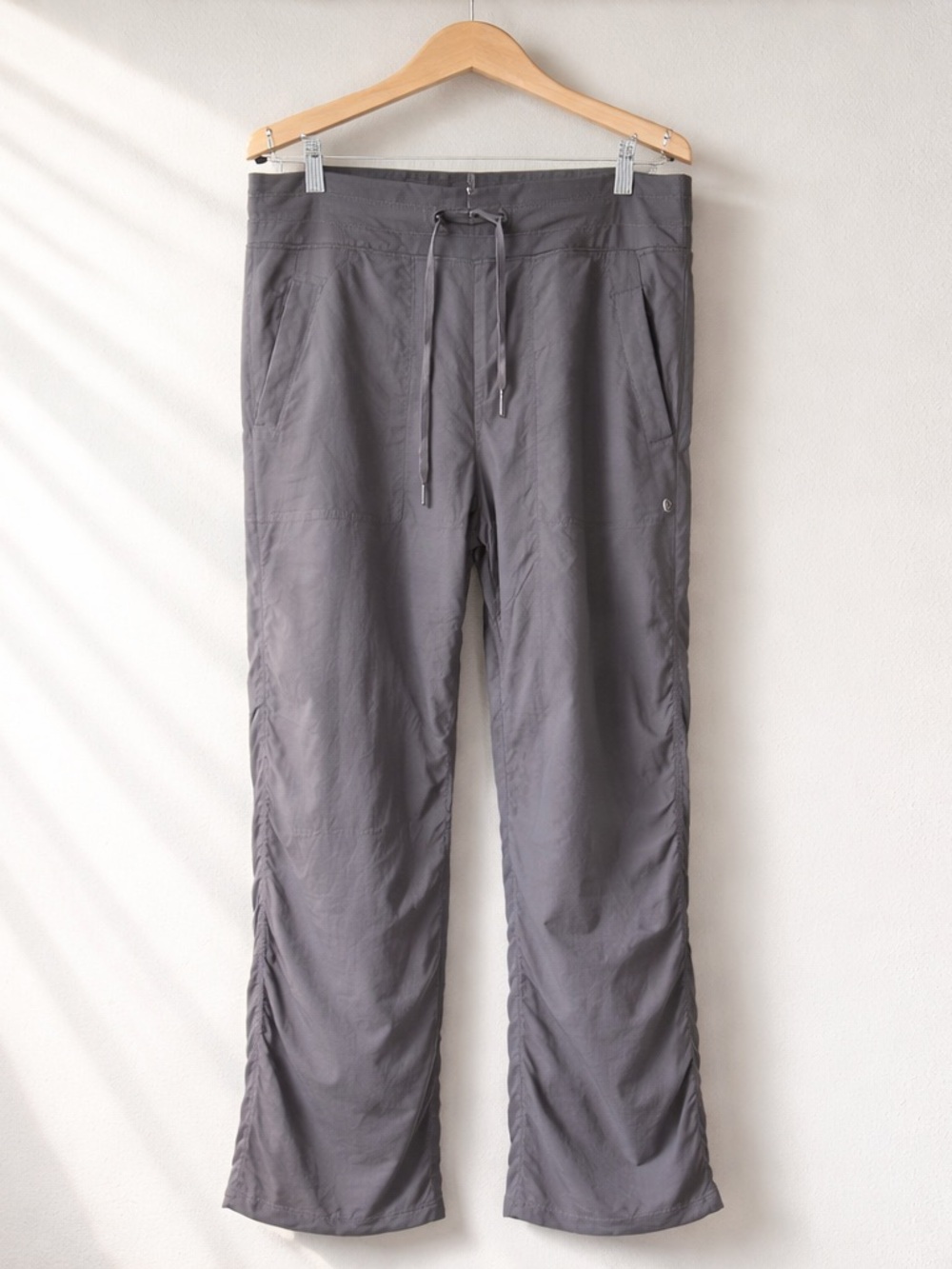 Lululemon Dance Studio Pants Lightweight Athleisure Travel Office Gray Size 12